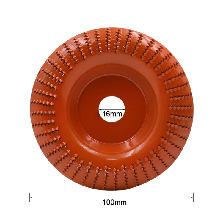 Woodworking Sanding Plastic Stab Discs Hard Round Grinding Wheels For Angle Grinders, Specification: 100mm Orange Curved - Abrasive Tools & Accessories by buy2fix | Online Shopping UK | buy2fix