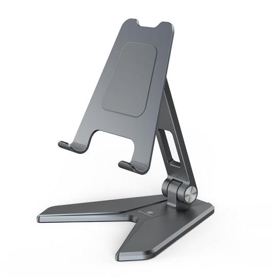 Boneruy P10 Aluminum Alloy Mobile Phone Tablet PC Stand,Style: Tablet Grey - Desktop Holder by BONERUY | Online Shopping UK | buy2fix