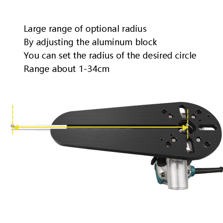 W New Trimming Machine DIY Accessories Universal Milling Circle Machining Circle(A) - Others by buy2fix | Online Shopping UK | buy2fix