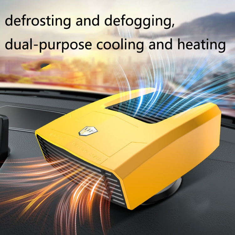 8265 Vehicle-Mounted Cooling And Heating Fan Defogger(24V Yellow) - Heating & Fans by buy2fix | Online Shopping UK | buy2fix