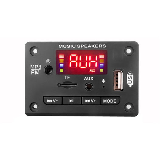 5V Car Color Display Audio Bluetooth MP3 Decoder Board(Black) - In Car by buy2fix | Online Shopping UK | buy2fix