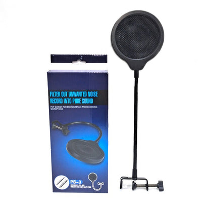 TEYUN PS-3 Microphone Live Recording Noise Reduction Blowout Cover(Black) - Consumer Electronics by TEYUN | Online Shopping UK | buy2fix