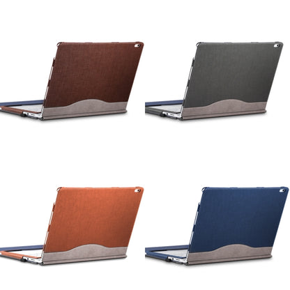 PU Leather Laptop Protective Sleeve For Microsoft Surface Book 2 15 inches(Gentleman Gray) - Other by buy2fix | Online Shopping UK | buy2fix