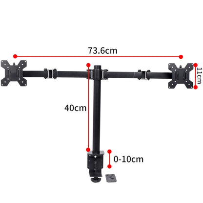 Desktop Lifting Monitor Stand Bracket Double Screen Table Clip - Consumer Electronics by buy2fix | Online Shopping UK | buy2fix