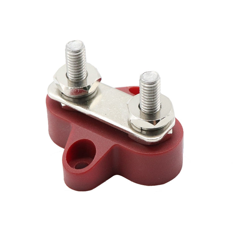 Double Terminal Block Spiral Fixed Wire Connector, Color: M6 Red - In Car by buy2fix | Online Shopping UK | buy2fix