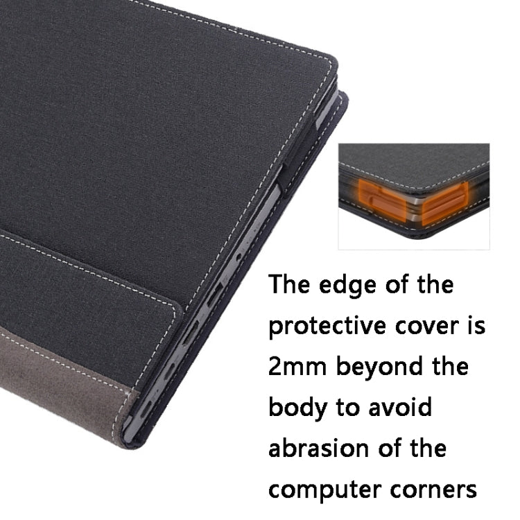 Laptop Leather Anti-Fall Protective Case For HP Envy X360 13-Ag Ar(Dark Gray) - 13.3 inch by buy2fix | Online Shopping UK | buy2fix