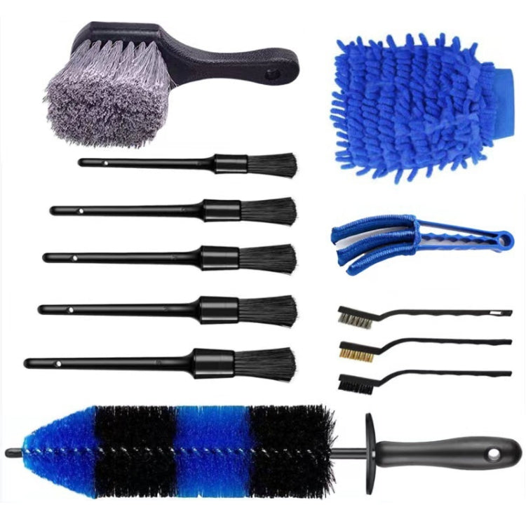 12 PCS / Set Car Tire Slight Cleaning Brush( A) - In Car by buy2fix | Online Shopping UK | buy2fix