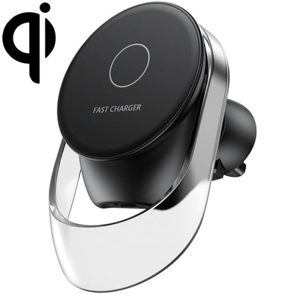 F9189 15W MagSafe Magnetic Car Lighting Wireless Charger(Black) - In Car by buy2fix | Online Shopping UK | buy2fix