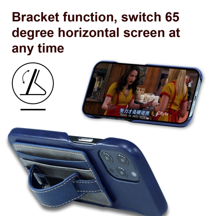 2 PCS Leather Phone Card Sleeve Back Sticker Wrist Pull Strap Holder(Black) - Hand-Sticking Bracket by buy2fix | Online Shopping UK | buy2fix