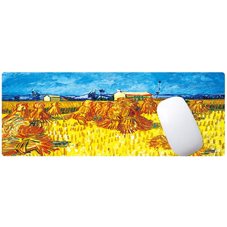 400x900x4mm Locked Am002 Large Oil Painting Desk Rubber Mouse Pad(Carriage) - Mouse Pads by buy2fix | Online Shopping UK | buy2fix