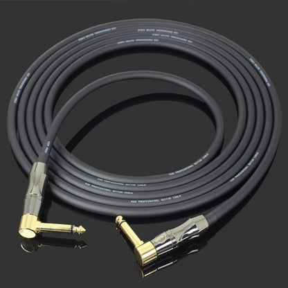 KGR Guitar Cable Keyboard Drum Audio Cable, Specification: 3m(Double Elbow Jack) - Stringed Instruments by KGR | Online Shopping UK | buy2fix