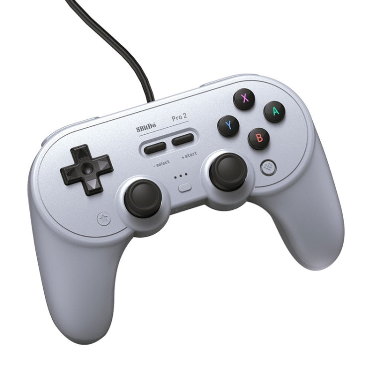 8Bitdo Pro 2 Wired Gamepad For Switch(Gray) - Gamepads by 8Bitdo | Online Shopping UK | buy2fix