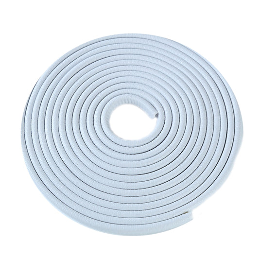 10m U-shaped Non-stick Car Rubber Seal Bumper(White) - In Car by buy2fix | Online Shopping UK | buy2fix