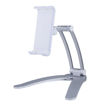 PB-41E Desktop Phone Tablet Lazy Folding Stand(Silver) - Lazy Bracket by buy2fix | Online Shopping UK | buy2fix