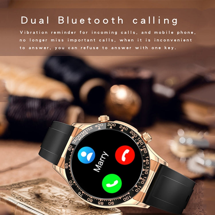 LOANIY E18 Pro Smart Bluetooth Calling Watch with NFC Function, Color: Black Silicone - Smart Wear by LOANIY | Online Shopping UK | buy2fix