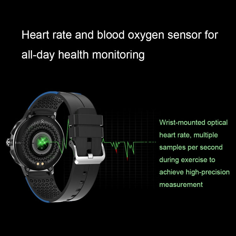Wearkey E15 1.28 Inch Smart Heart Rate Monitoring Touch Screen Watch(Orange) - Smart Wear by Wearkey | Online Shopping UK | buy2fix