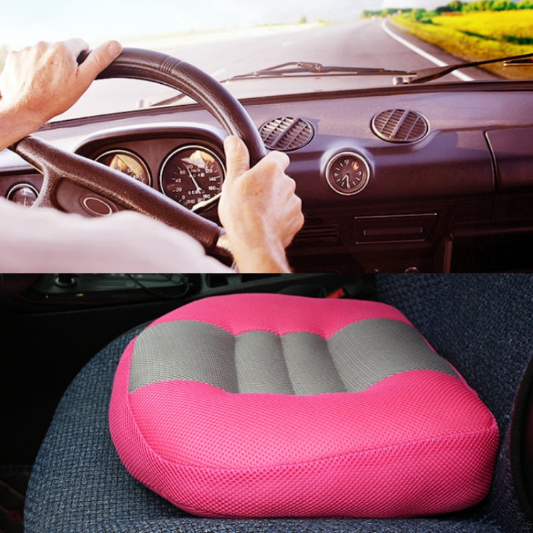 Driving Test Thickening & Heightening Pad Office Correction Hip Pad, Size: 38x38x10cm(Rose Gray) - Cushions & Pillows by buy2fix | Online Shopping UK | buy2fix