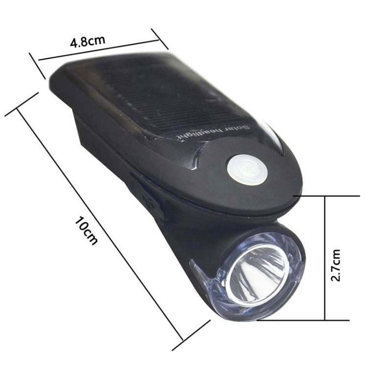 Bicycle Solar Headlight Positioning Device(Human Vibration Alarm) - Headlights by buy2fix | Online Shopping UK | buy2fix