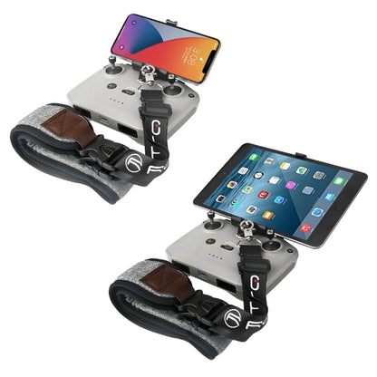 RCSTQ Remote Control Phone Tablet Bracket for DJI Mavic 3/Mini 2/Mini 3 Pro,Style: With Thick Lanyard - Holder Series by RCSTQ | Online Shopping UK | buy2fix