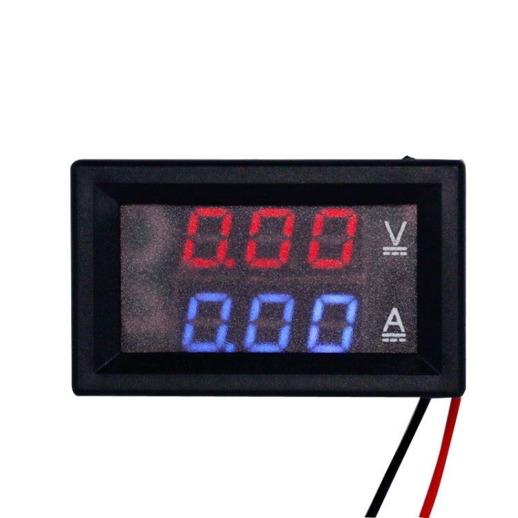 Dual-Display Voltage Current Meter Digital DC Voltage Meter, Specification: 10A (Red Blue) - Consumer Electronics by buy2fix | Online Shopping UK | buy2fix