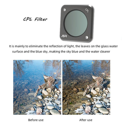 JSR  Action Camera Filters for DJI Action 2,Style: ND64 - DJI & GoPro Accessories by JSR | Online Shopping UK | buy2fix