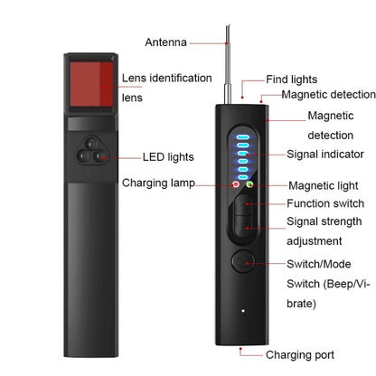 X13 Anti-monitoring Anti-GPS Locator Detector - Security by buy2fix | Online Shopping UK | buy2fix