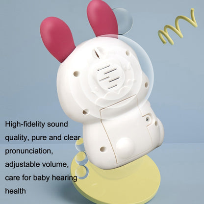 Children Singing Puzzle Luminous Rabbit Early Education Learning Machine(White) - Learning & Machines by buy2fix | Online Shopping UK | buy2fix