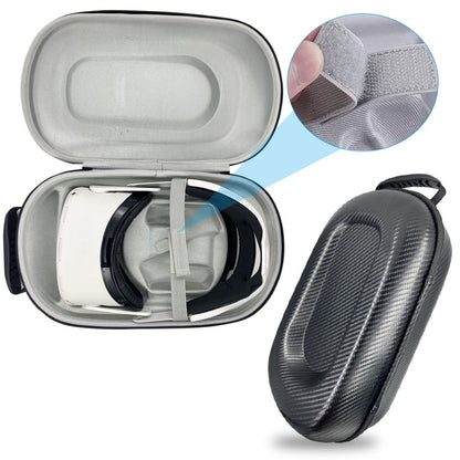 For Oculus Quest2 VR Glasses Shockproof Storage Bag(Carbon Fiber) - Consumer Electronics by buy2fix | Online Shopping UK | buy2fix