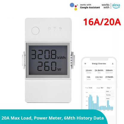 Sonoff POW Elite Intelligent Electricity Statistics Current Power Metering Switch 16A - Smart Switch by Sonoff | Online Shopping UK | buy2fix