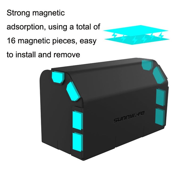 Sunnylife ZG73 For Mini3 Pro / Mavic 3 / EVONano / Lite Remote Control Phone Magnetic Hood(Black) - DJI & GoPro Accessories by Sunnylife | Online Shopping UK | buy2fix