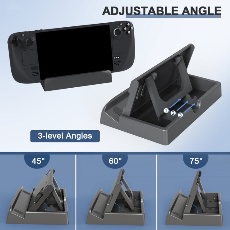 JYS JYS-SD002 Adjustable Base Bracket Portable Non-slip with Cooling Hole For Steam Deck / Switch - Holder by JYS | Online Shopping UK | buy2fix