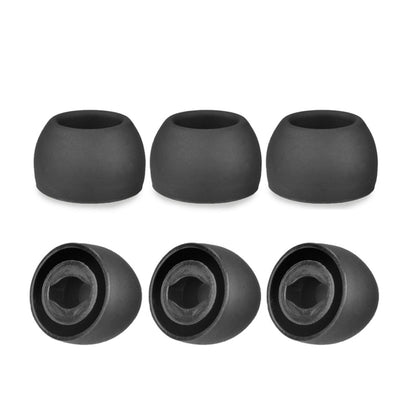 6 PCS Silicone Earplugs For TWS Samsung Galaxy Buds Pro(Small Black) - Apple Accessories by buy2fix | Online Shopping UK | buy2fix