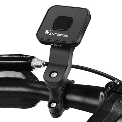 WEST BIKING YP0715060 Bicycle Strong Magnetic Attraction 360 Degree Rotating Navigation Phone Bracket(Black) - Outdoor & Sports by WEST BIKING | Online Shopping UK | buy2fix