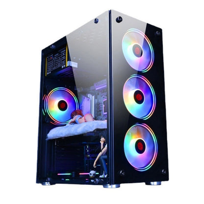 Computer CPU RGB luminous Radiator 3 Fans+Remote Control - Computer & Networking by buy2fix | Online Shopping UK | buy2fix