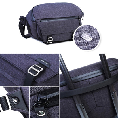 XIUJIAN Crossbody Waterproof Lightweight SLR Camera Bag, Color: 10L Dark Gray - Strap Satchel by XIUJIAN | Online Shopping UK | buy2fix