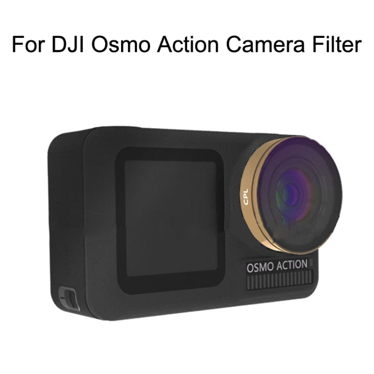 JSR For DJI Osmo Action Motion Camera Filter, Style: LG-Red - DJI & GoPro Accessories by JSR | Online Shopping UK | buy2fix