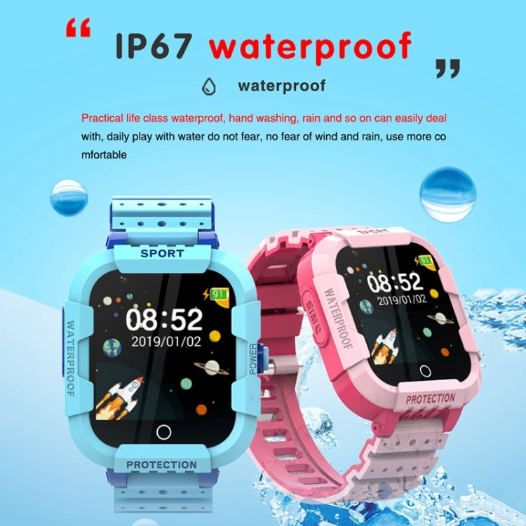 DF75 1.4 Inch 4G GPS Positioning Children Waterproof Smart Calling Watch With SOS Function(Pink) - Smart Wear by buy2fix | Online Shopping UK | buy2fix