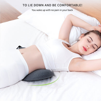 Memory Foam Lumbar Spine Cushion Pregnant Women Sleeping Lumbar Pillow(Pink Crescent) - Home & Garden by buy2fix | Online Shopping UK | buy2fix