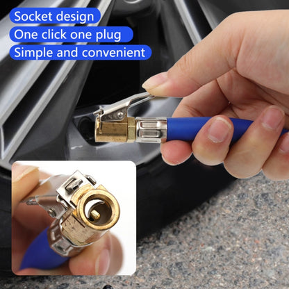 2 PCS Bicycle Car Tire Rubber Tube Pump Nozzle, Specification: 9.5mm Blue - Bicycle Locks & Bicycle Pumps by buy2fix | Online Shopping UK | buy2fix