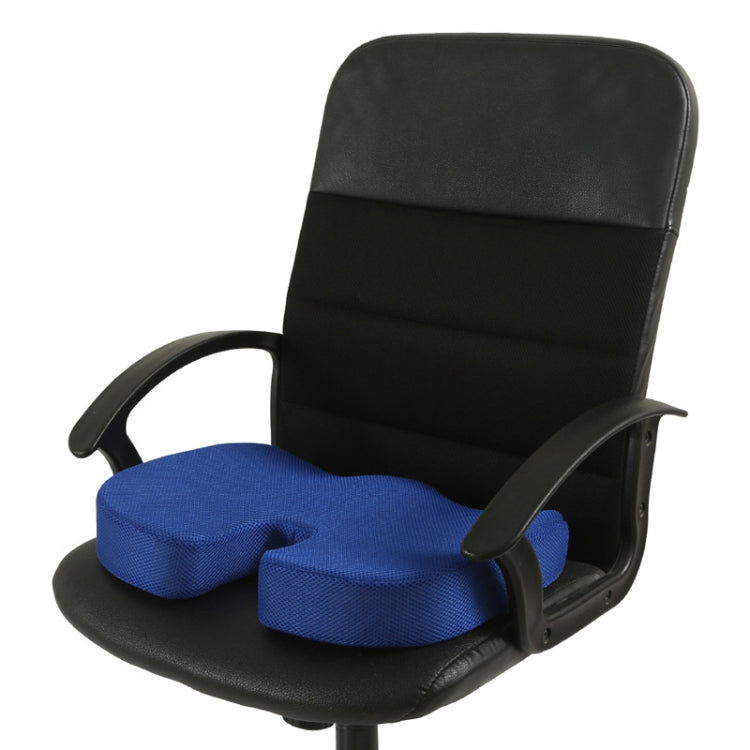Office Gel Cushion Beauty Buttocks Anti-hemorrhoid Cushion(Mesh Fabric Blue) - Home & Garden by buy2fix | Online Shopping UK | buy2fix