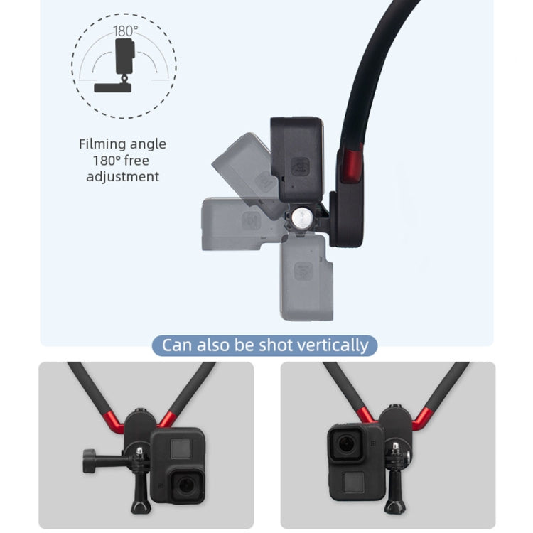 JUNNX Bracket Neck Mount For Most Action Cameras & Smart Phones,Spec: G03-2 - DJI & GoPro Accessories by buy2fix | Online Shopping UK | buy2fix