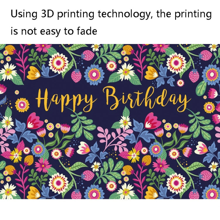 1.5m x 1m Flower Series Happy Birthday Party Photography Background Cloth(MSD00695) - Camera Accessories by buy2fix | Online Shopping UK | buy2fix