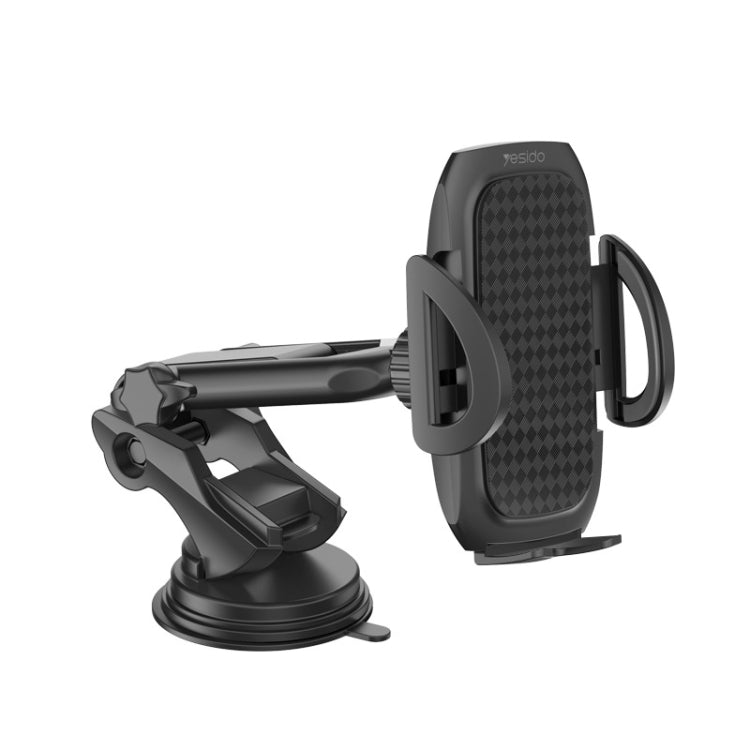 Yesido C111 Double Pole Rotating Telescopic Arm Car Bracket(Black) - In Car by Yesido | Online Shopping UK | buy2fix