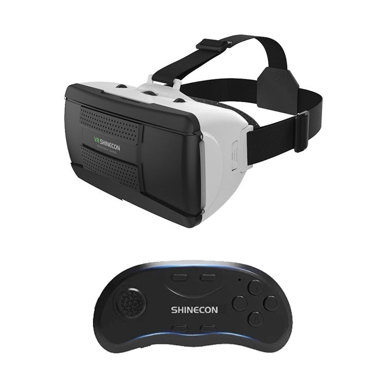 VRSHINECON G06B+B01 Handle VR Glasses Phone 3D Virtual Reality Game Helmet Head Wearing Digital Glasses - VR Headset by VRSHINECON | Online Shopping UK | buy2fix