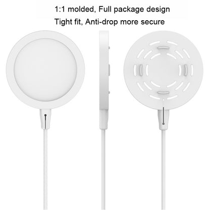 5pcs CP06 Magsafe Wireless Charger Silicone Protective Case(White) - iPhone 14 Pro Max Cases by buy2fix | Online Shopping UK | buy2fix