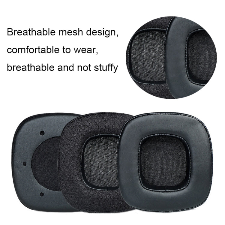 1pair Headphone Breathable Sponge Cover for Xiberia S21/T20, Color: Leather Black - Apple Accessories by buy2fix | Online Shopping UK | buy2fix