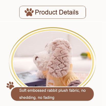 Cute Dressing Teddy Plush Toys Decorative Gift Plush Doll, Color: Coffee Sweater - Soft Toys by buy2fix | Online Shopping UK | buy2fix