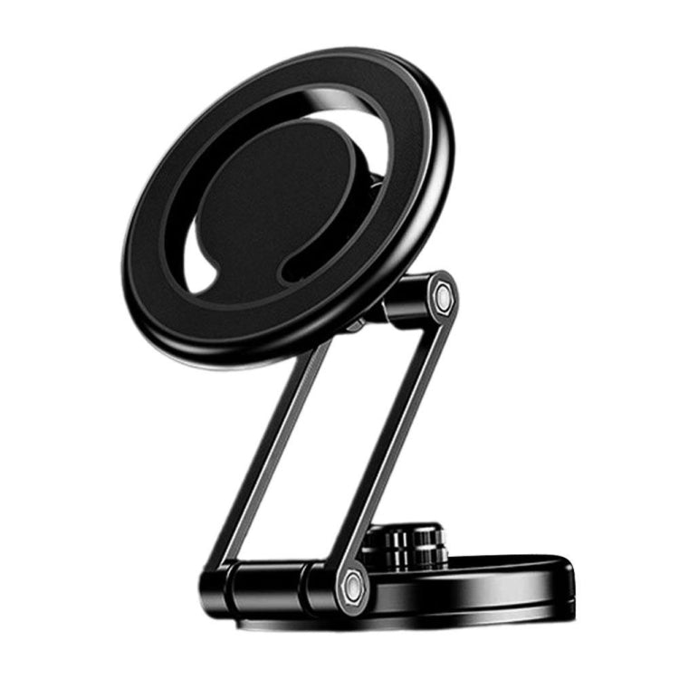 D27 Car Magnetic Telescopic Folding Navigation Mobile Phone Holder(Black) - In Car by buy2fix | Online Shopping UK | buy2fix