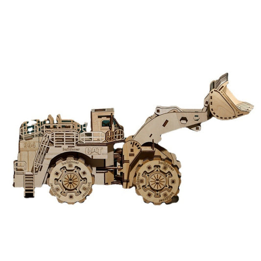 Bulldozer Construction Truck 3D Wooden Puzzle Toys DIY Handmade Ornaments - Puzzle Toys by buy2fix | Online Shopping UK | buy2fix