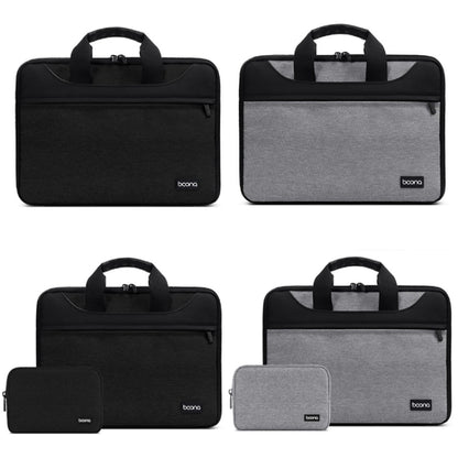 Baona BN-I003 Oxford Cloth Full Open Portable Waterproof Laptop Bag, Size: 13/13.3 inches(Gray+Power Bag) - 13.3 inch by Baona | Online Shopping UK | buy2fix